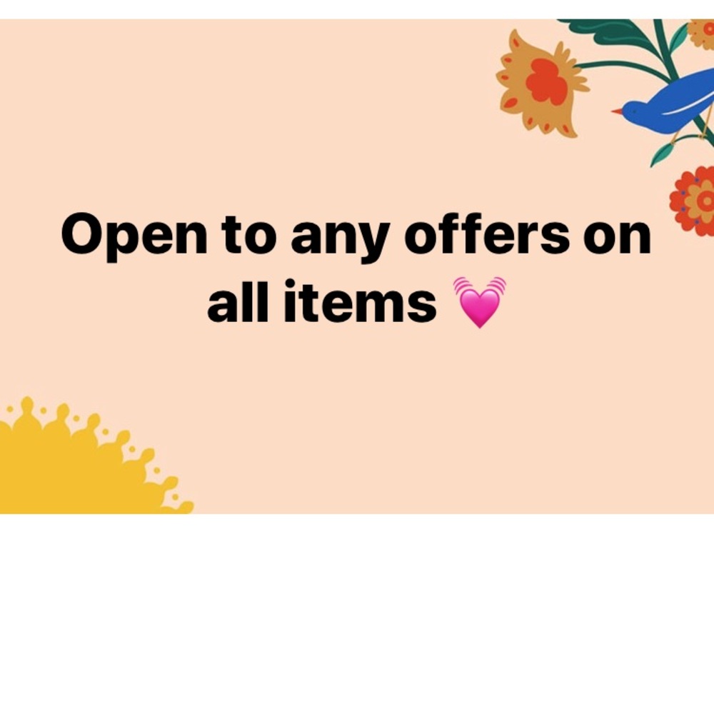 Send any offers!